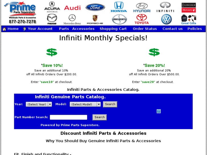 www.infinitipartssuperstore.com