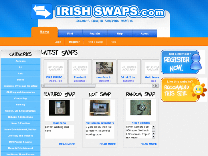 www.irishswaps.com