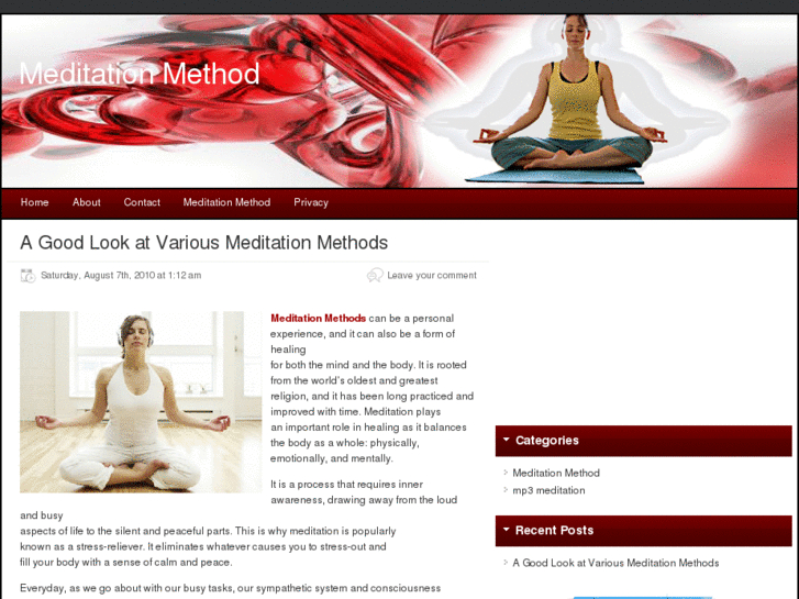 www.meditationmethod.net