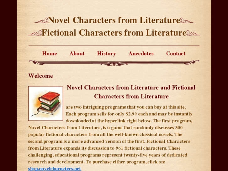 www.novelcharacters.net