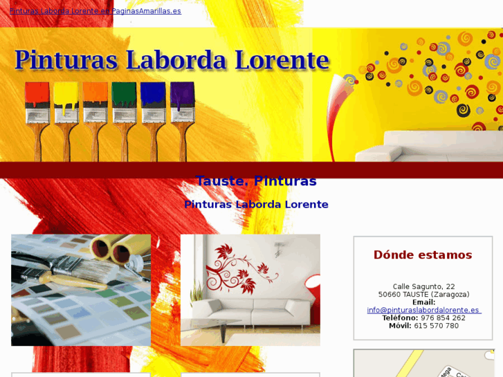 www.pinturaslabordalorente.es