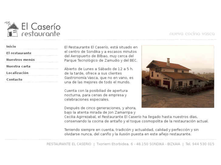 www.restauranteelcaserio.com