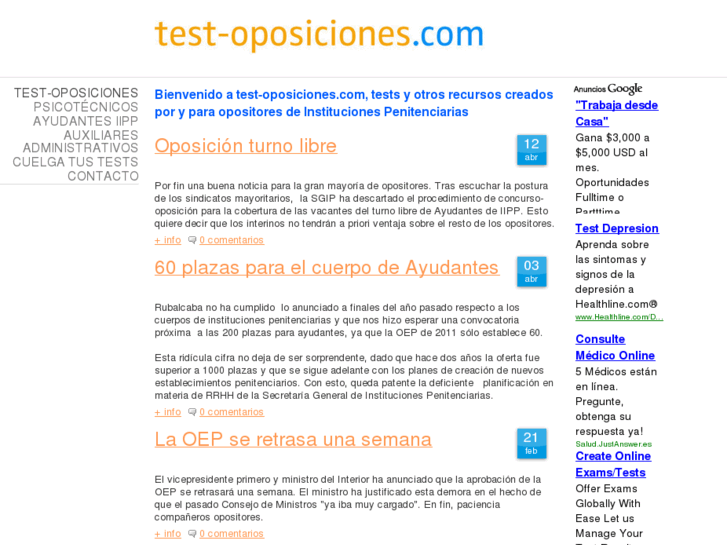 www.test-oposiciones.com