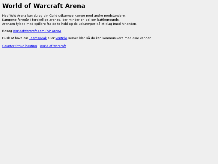 www.wowarena.dk