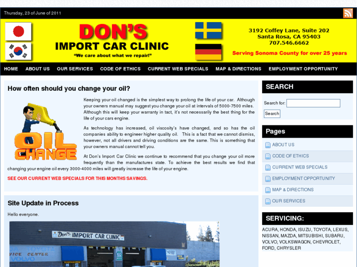 www.donsimportcarclinic.net