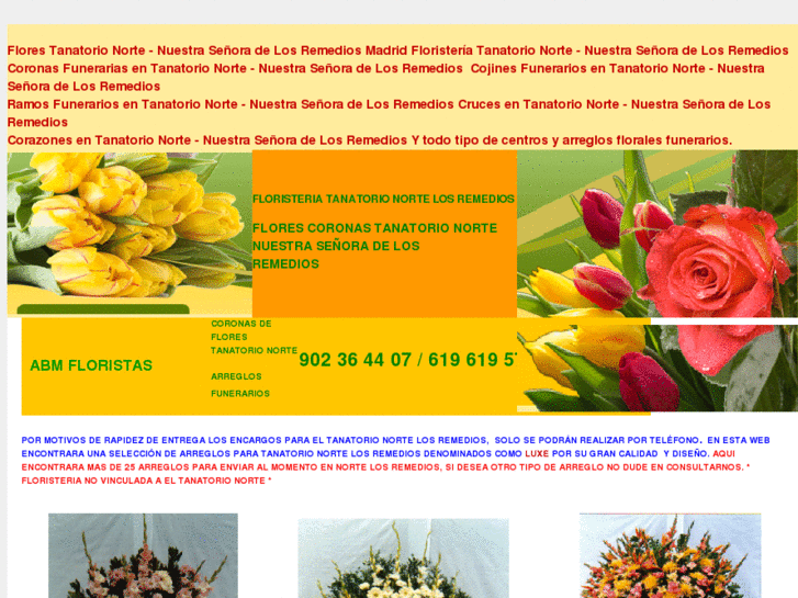 www.floristeriatanatorionorte.com.es