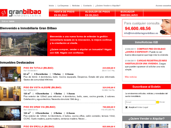 www.inmobiliariagranbilbao.es