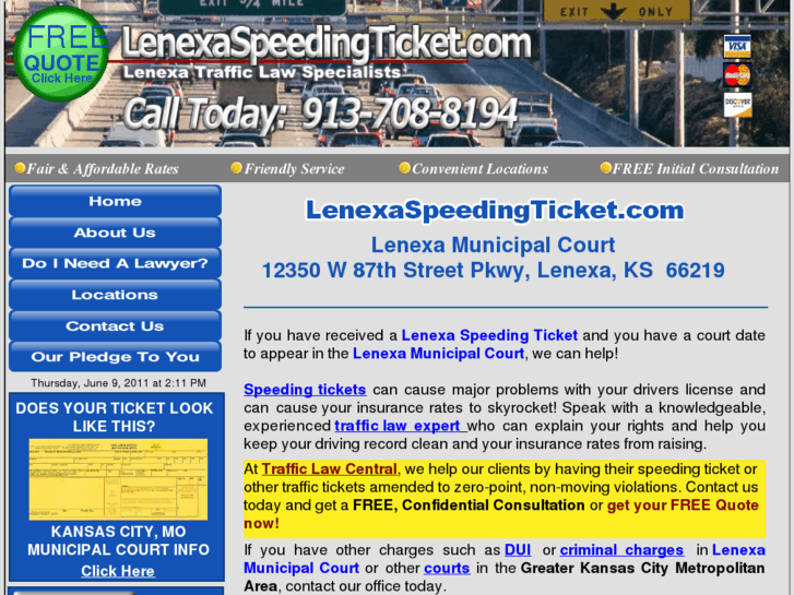 www.lenexaspeedingticket.com