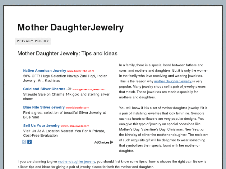 www.motherdaughterjewelry.net