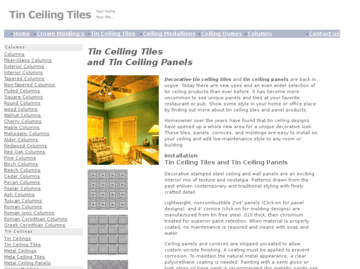 www.tin-ceiling-tiles.com