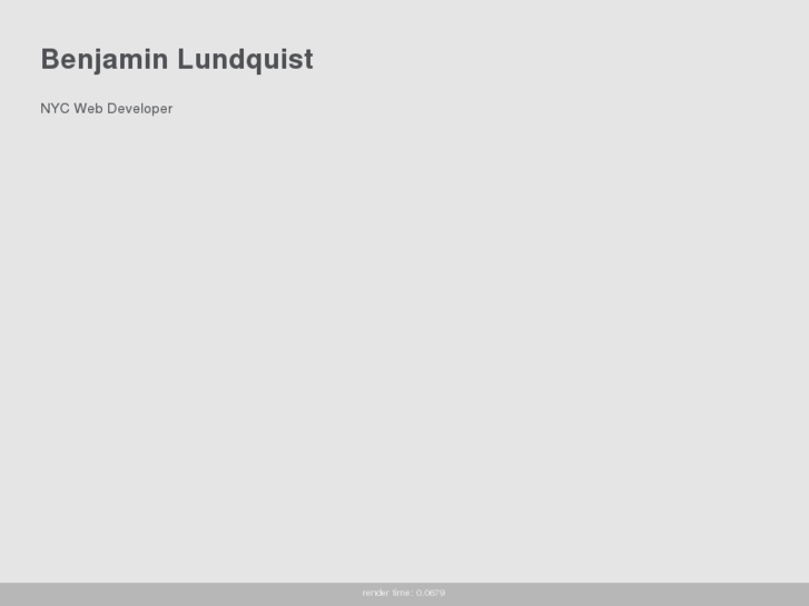 www.benjaminlundquist.com