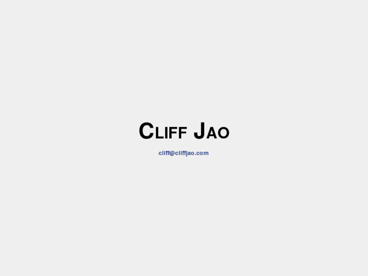 www.cliffjao.com