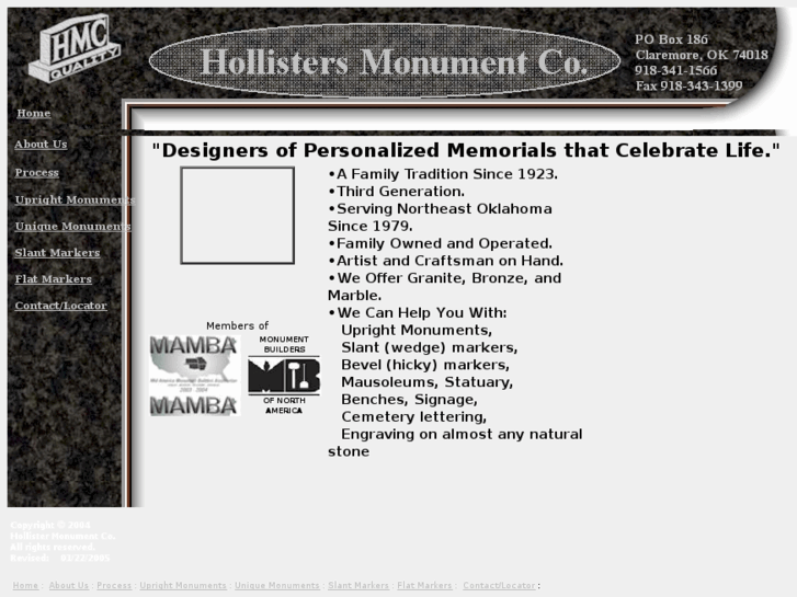 www.hollistersmonument.com