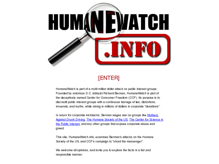 www.humanewatch.info