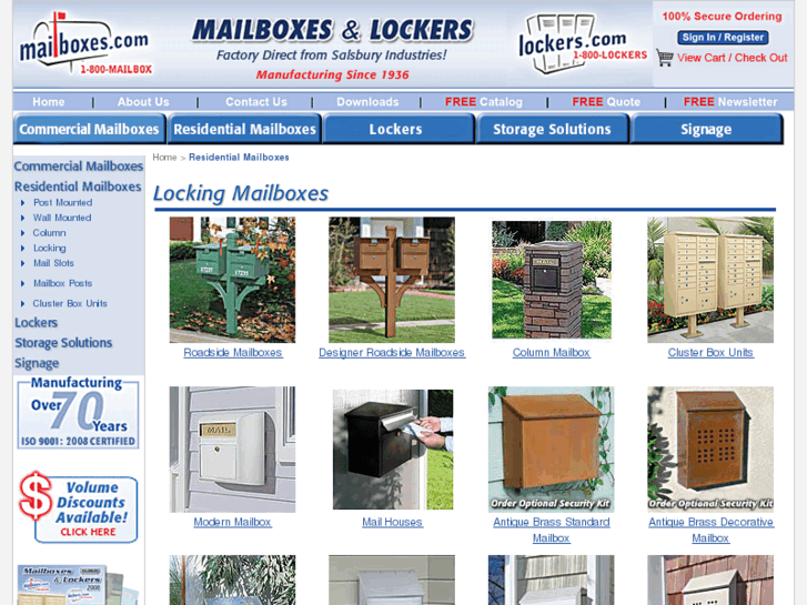 www.lockingmailboxes.com