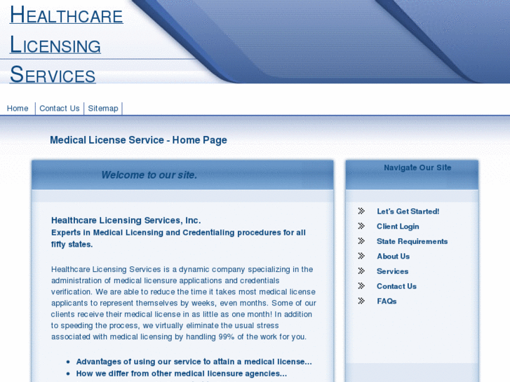 www.medicallicenseservice.com