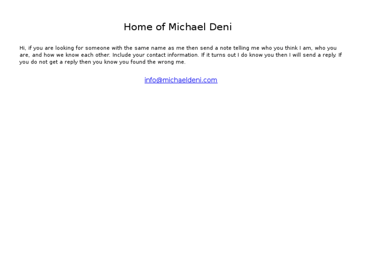 www.michaeldeni.com