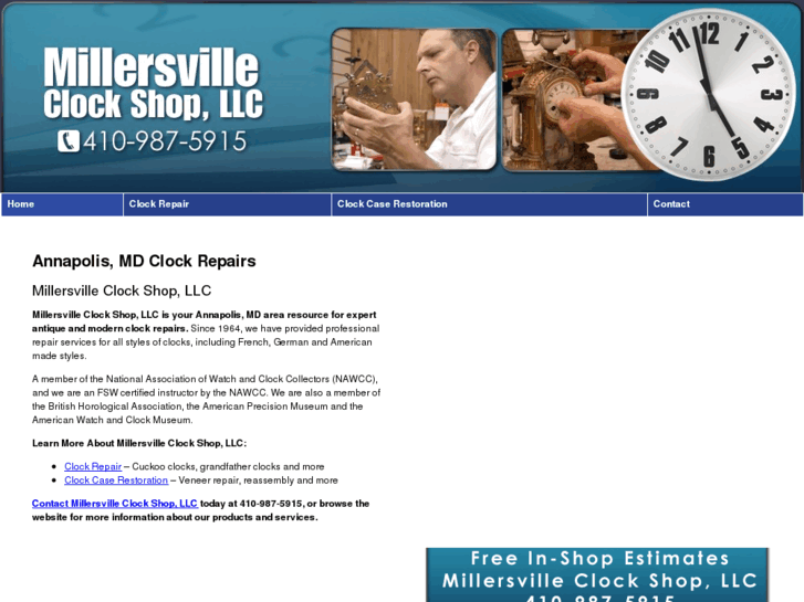 www.millersvilleclockshop.net