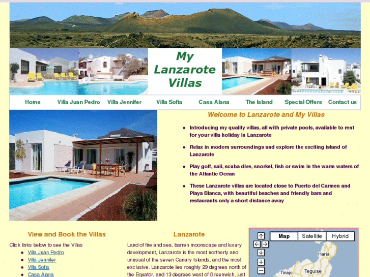 www.mylanzarotevillas.com