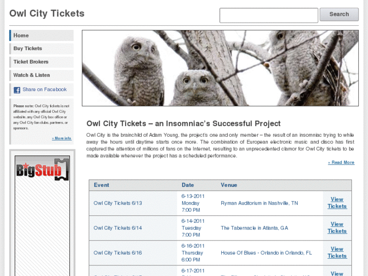 www.owlcitytickets.net