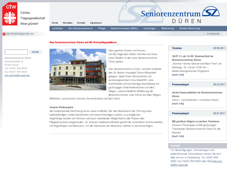 www.seniorenzentrum-dueren.de