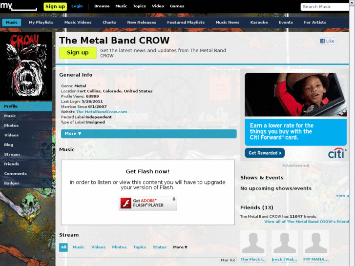 www.themetalbandcrow.com