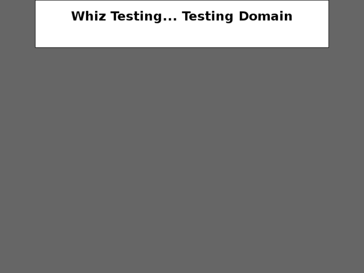 www.whiztesting.com