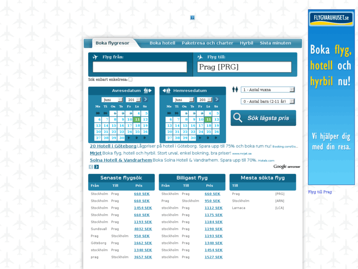 www.billigtflygprag.se