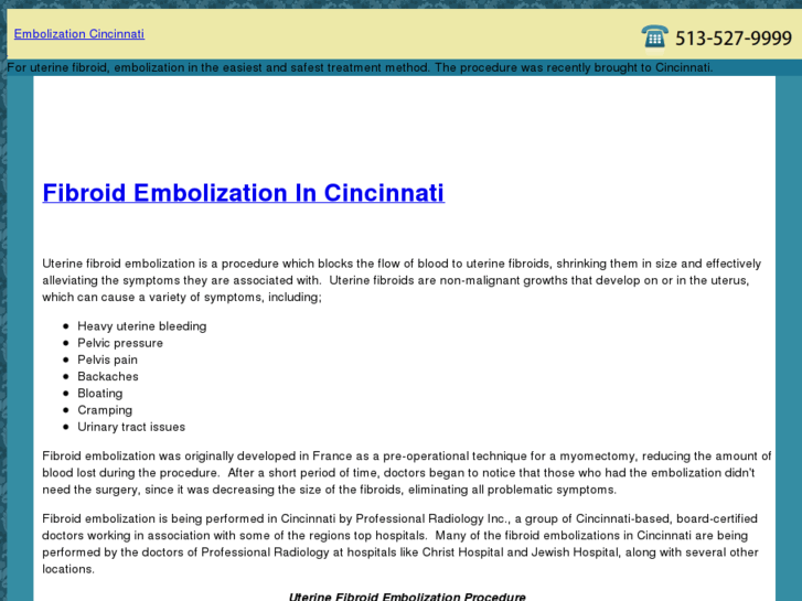 www.embolizationcincinnati.com