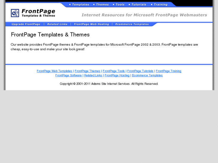 www.frontpage-templates-themes.com