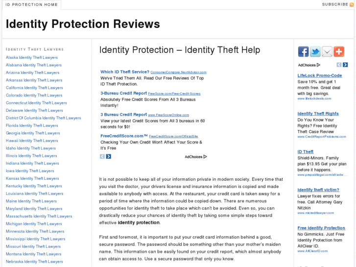 www.identityprotectionreviews.org