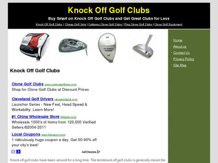 www.knockoffgolfclubs.org