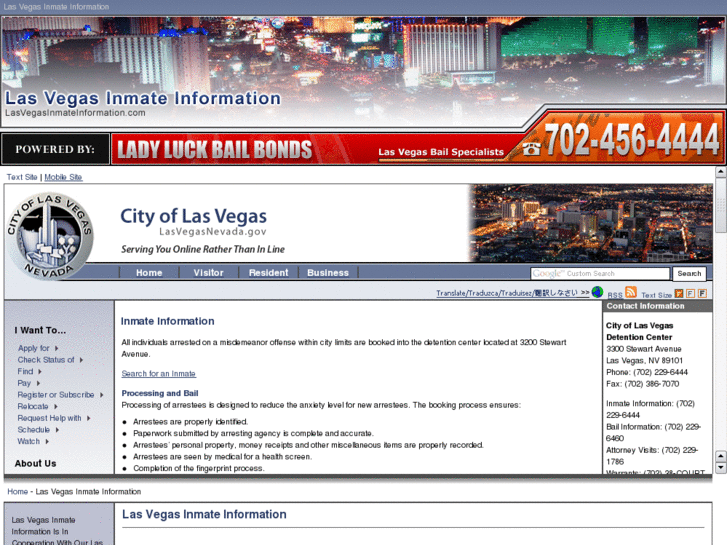 www.lasvegasinmateinformation.com