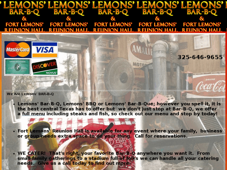 www.lemonsbarbq.com