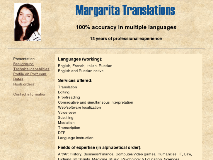 www.margaritatranslations.com