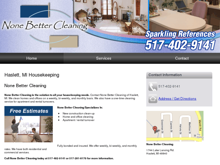 www.nonebettercleaning.com