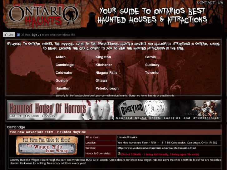 www.ontariohauntedhouses.com