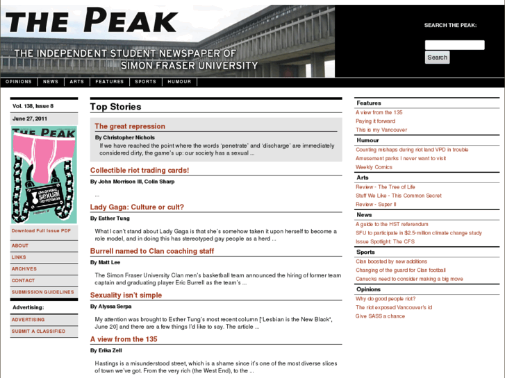 www.the-peak.ca