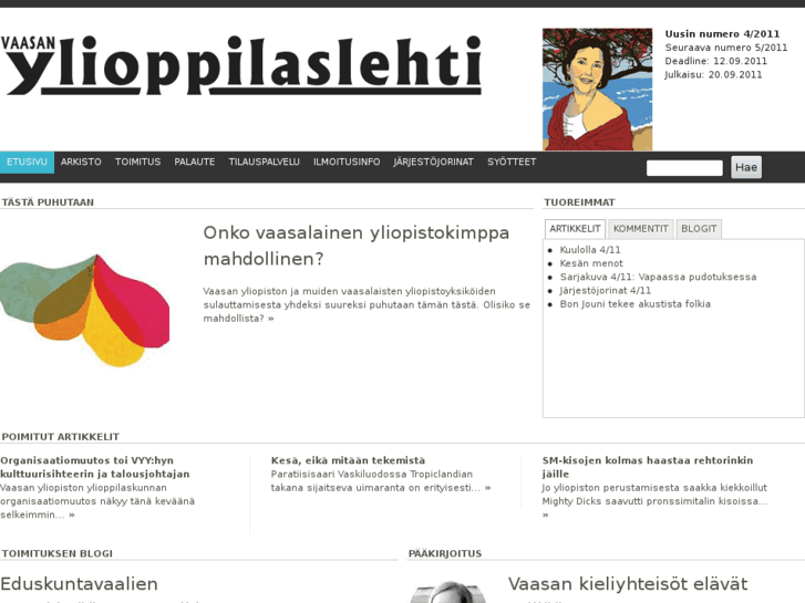 www.vaasanylioppilaslehti.fi