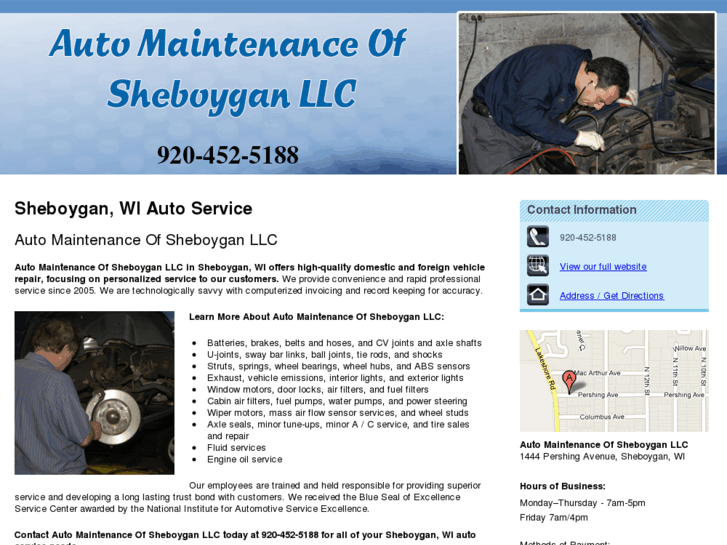 www.automaintenancesheboygan.net