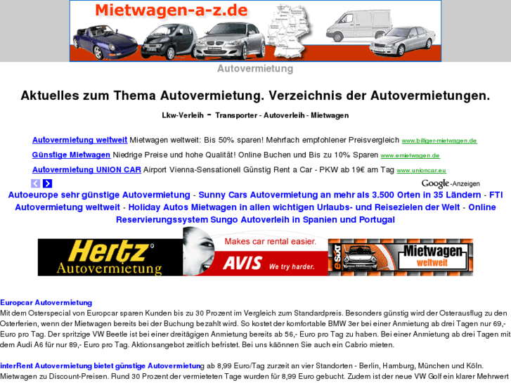 www.autovermietung-a-z.de