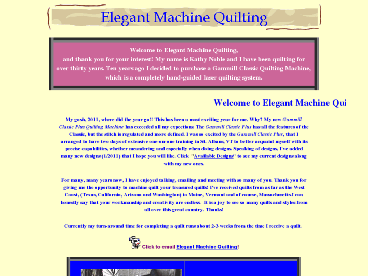 www.elegantmachinequilting.com