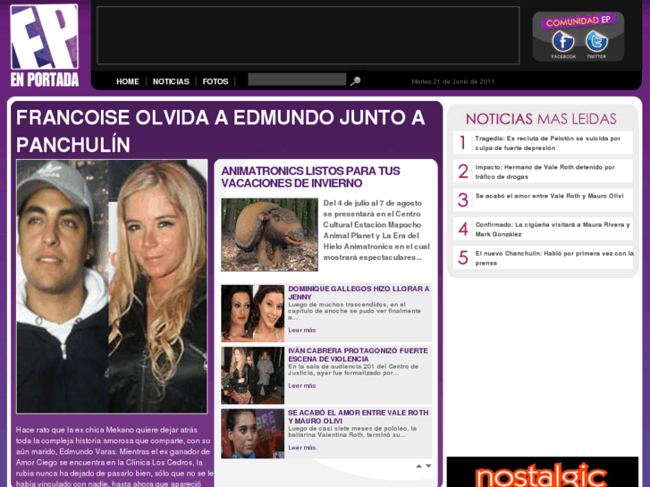 www.enportada.cl