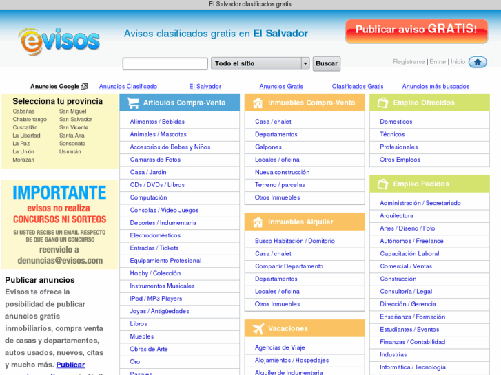 www.evisos.com.sv