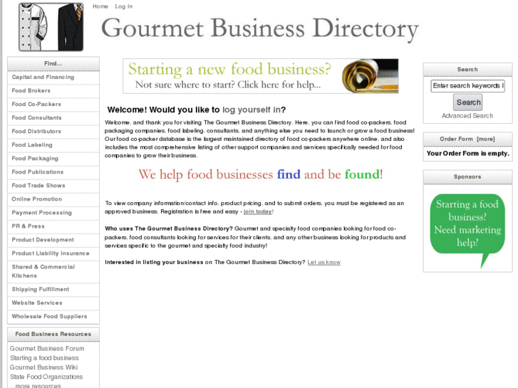 www.gourmetbusinessdirectory.com