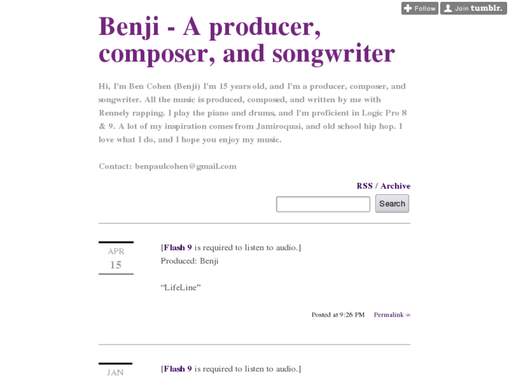 www.benjimusic.com