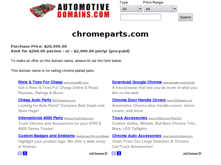 www.chromeparts.com