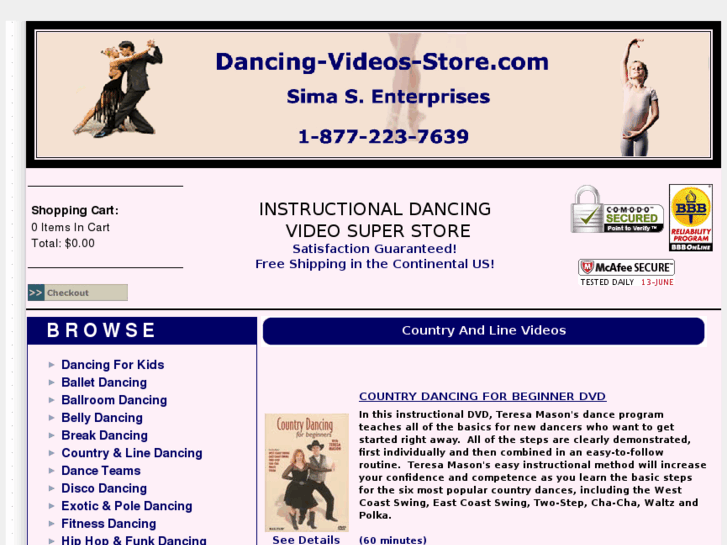 www.country-western-dancing-videos.com