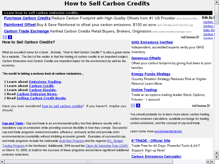 www.howtosellcarboncredit.com