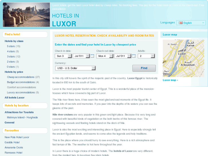 www.luxor-hotels.net